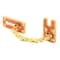 Prime-Line 3 in. x 1-1/2 in. Keeper, Chain Door Guard, Cast Bronze Alloy Plates (Single Pack) SE 25300 - alternate 1